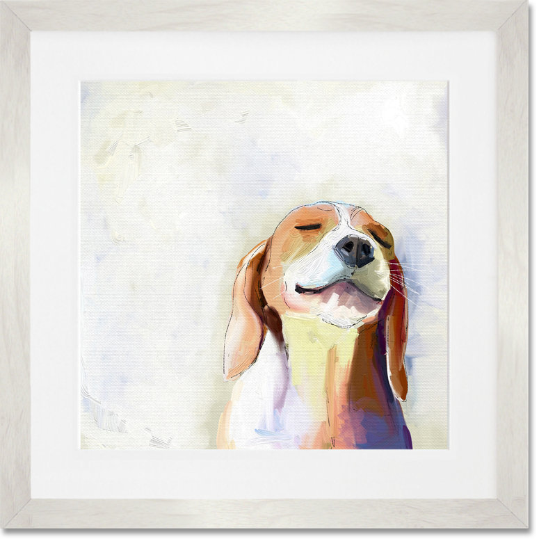 Greenbox Art Best Friend Beagle Grin By Cathy Walters